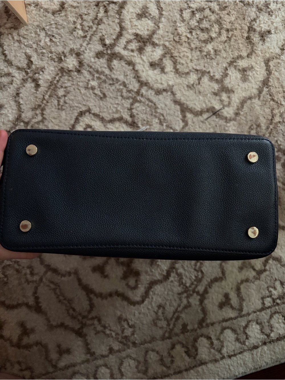 Kate Spade Large Margaux Satchel in Navy - Picture 6 of 8